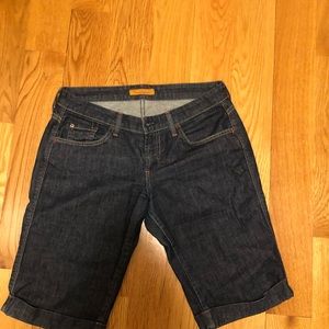 Denim Bermuda shorts